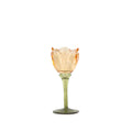 Aurelia Turuncu Dekoratif Cam Kadeh – 19 cm