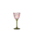 Aurelia Pembe Dekoratif Cam Kadeh – 19 cm