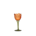 Aurelia Kırmızı Dekoratif Cam Kadeh – 19 cm
