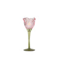 Aurelia Pembe Dekoratif Cam Kadeh – 22 cm