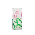 Tulipa Pembe Cam Vazo – 25 cm