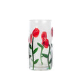 Tulipa Kırmızı Cam Vazo – 25 cm