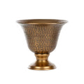 Aureon Ayaklı Metal Vazo – 17 cm