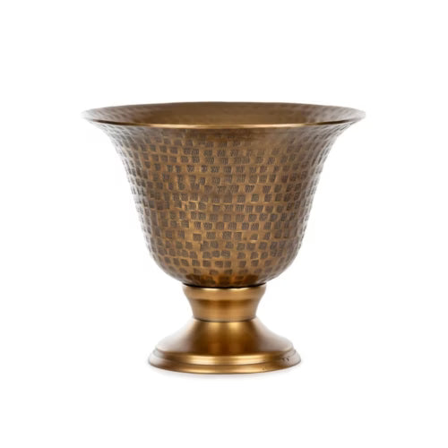 Aureon Ayaklı Metal Vazo – 17 cm