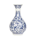 Rivoli Bleu Blanc Vazo – 35,5 cm