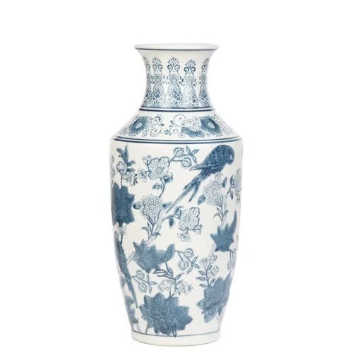 Chantilly Bleu Blanc Vazo – 36 cm